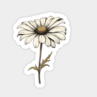 Daisy Flower Sticker